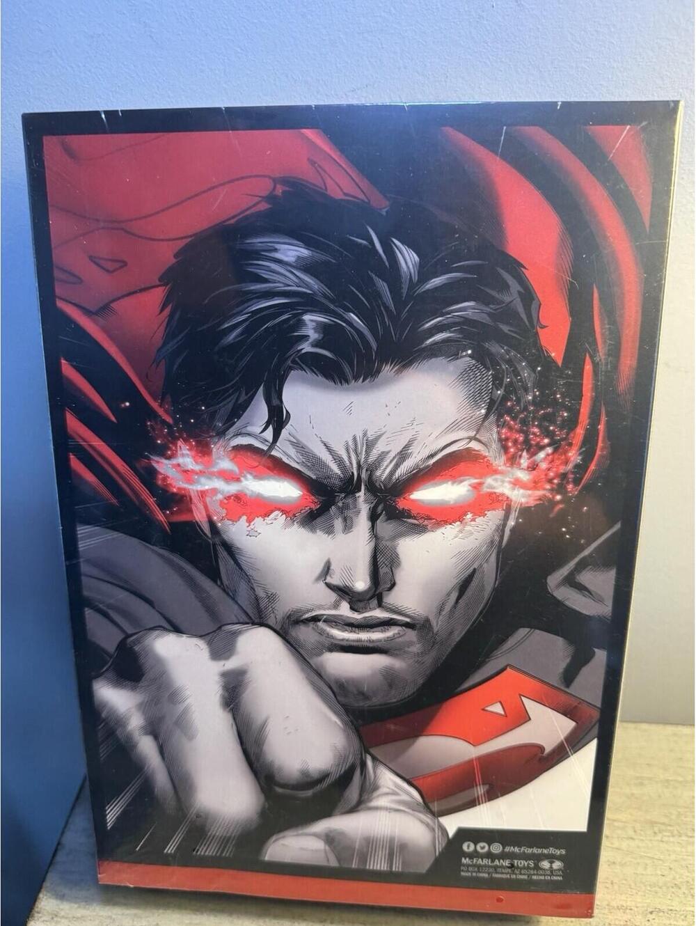 McFarlane Superman Black & White Accent Edition BBTS Exclusive 3000 PCS